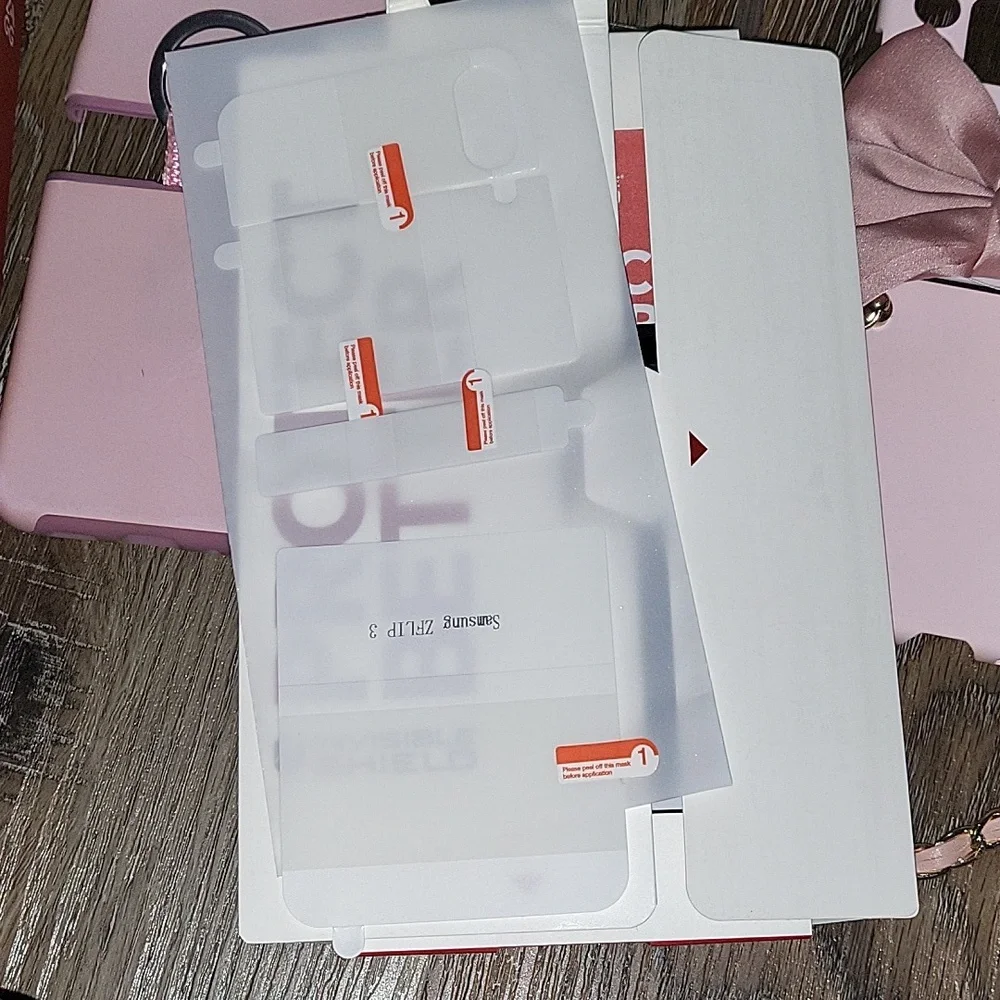 🌷🩵Galaxy Z Flip 3 Case Lot And Complete Screen Protector Kit